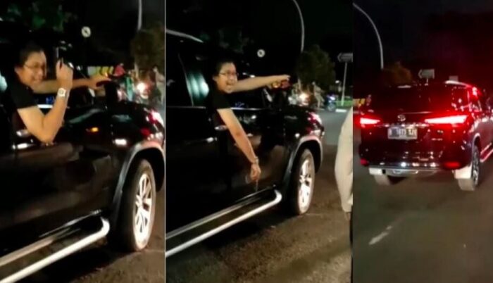 Aksi koboi jalanan di jalan sugiono Duren Sawit, Jakarta