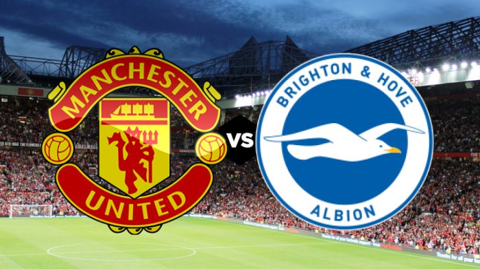 Manchester United mengalahkan Brighton & Hove Albion 2-1
