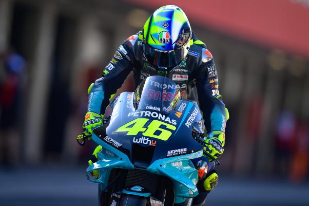 Valentino Rossi, poinnya sudah diungguli Marc Marquez yang baru saja comeback.