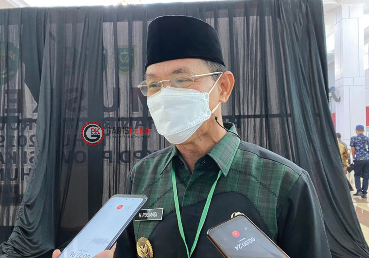 Wakil Wali Kota Samarinda, Rusmadi saat ditemui usai kegiatan Musrenbang di Pendopo Odah Etam, Kompleks Kantor Gubernur Kaltim, Kamis (22/4/2021).