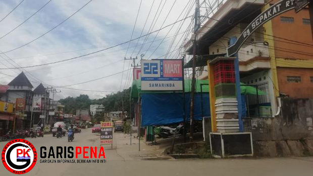 Toko 212 Mart yang berada di Jalan Gerilya, Samarinda