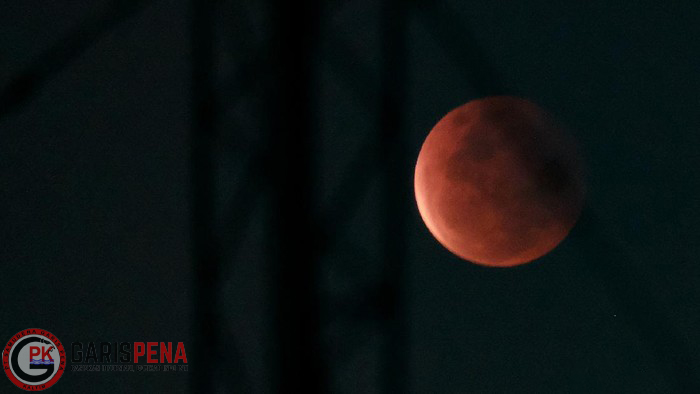 Gerhana bulan total, super blood moon, 26 Mei 2021.