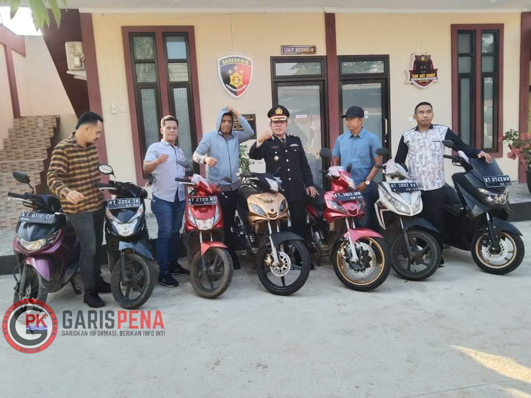 Jajaran Reskrim Polsek Sungai Kunjang berhasil amankan dua pelaku curanmor