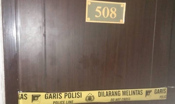 Foto : Kamar Hotel nomor 508, Hotel MJ Samarinda lokasi RA dibunuh (Istimewa)