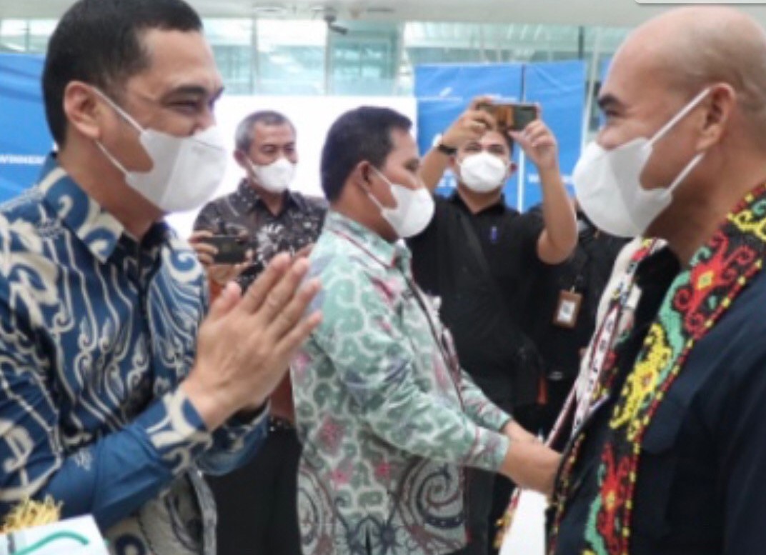 FOTO : Muhamad Faisal Sambut Gubernur NTT