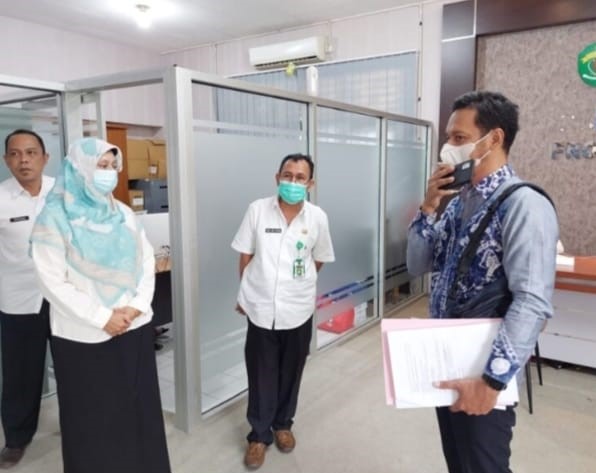 Foto : Suasana kunjungan Kementrian Pendidikan Kebudayaan, riset dan teknologi Kaltim saat kunjungan ke Diskominfo Kaltim
