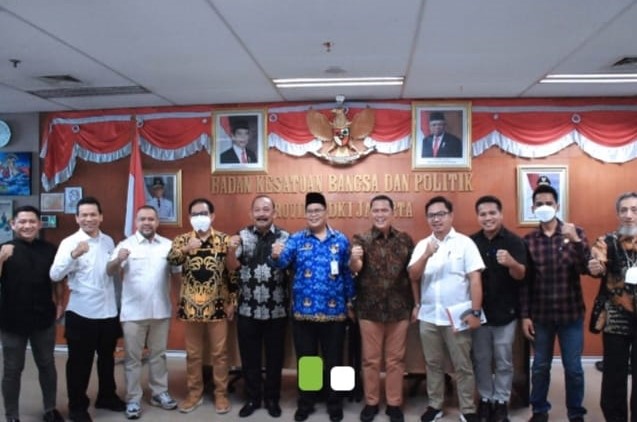 Foto: Suasana tim Pansus P4GN tampak berdiskusi dengan Kesbangpol Pemprov DKI Jakarta dan BNNP DKI Jakarta.
