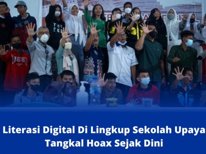WASPADA HOAKS: Para pelajar diharapkan bisa mewaspadai berbagai jenis informasi yang menyimpang, apalagi tidak benar alias hoaks.