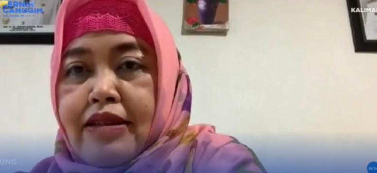 JADI PERHATIAN: Masitah berharap masyarakat bisa membiasakan tidak buang air besar sembarangan demi sanitasi lingkungan yang lebih baik