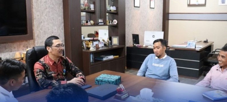 SUASANA AKRAB: Diskusi antara Diskominfo dan KPID Kaltim diharapkan bermuara pada komunikasi dan koordinasi yang antara kedua belah pihak.