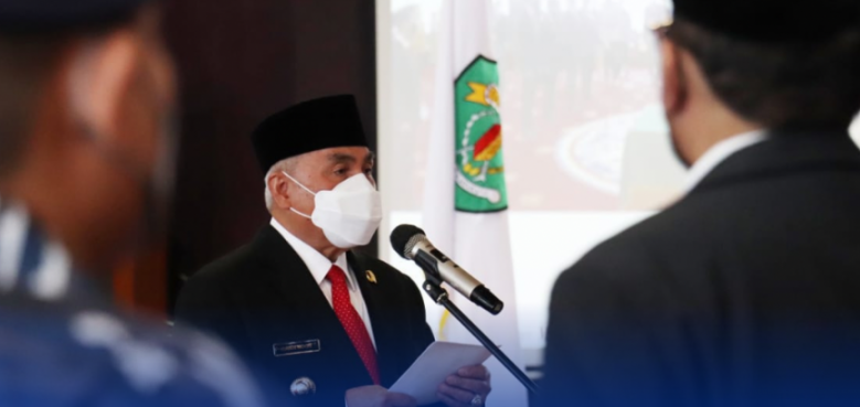 JANGAN LENGAH: Gubernur Kaltim Isran Noor mengingatkan agar masyarakat tetap menerapkan protokol kesehatan ketika berinteraksi.
