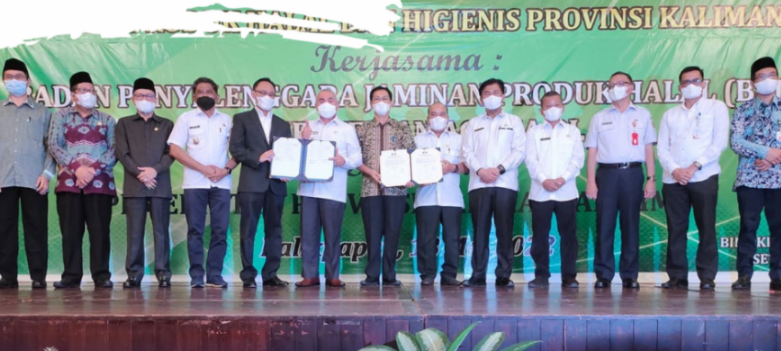 SINERGI: Gubernur Kaltim Isran Noor turut hadir dalam acara Rakor Sertifikasi Produk Halal