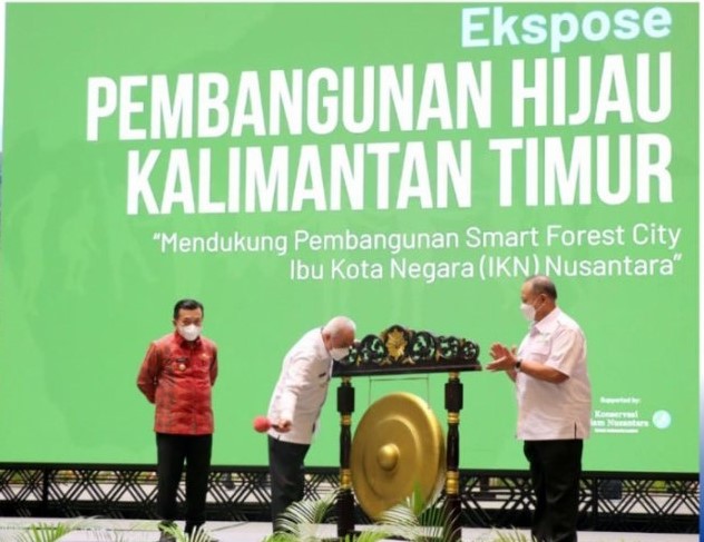 RESMI BUKA ACARA: Isran Resmi Buka Ekspose Nasional Pembangunan Hijau