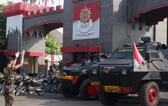 FOTO : Belasan personel kepolisian dikurung di tempat khusus usai tidak profesional dalam menangani kematian Brigadir J