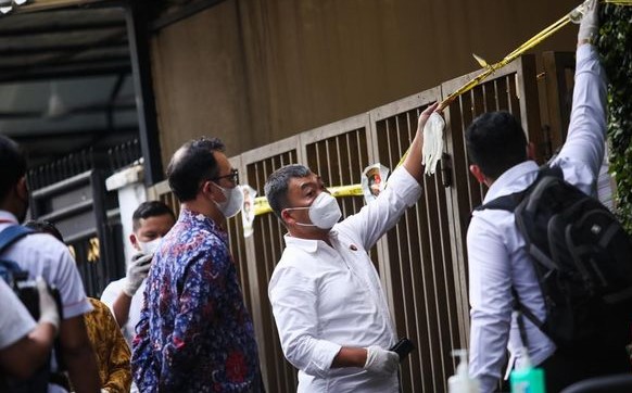 FOTO : Komnas HAM cek rumah dinas Irjen Ferdy Sambo.