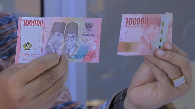 FOTO : Bank Indonesia (BI) menerbitkan uang baru rupiah terdiri atas tujuh pecahan uang kertas.