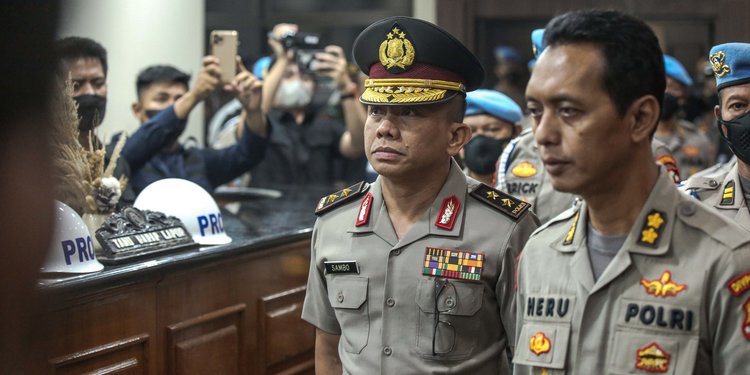Mantan Kepala Divisi Propam Irjen Ferdy FOTO : Sambo dipecat usai dinilai terlibat dalam pembunuhan berencana Brigadir Yosua Hutabarat alias Brigadir J.