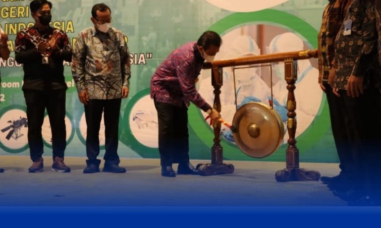 BUKA ACARA: Wagub Kaltim Hadi Mulyadi saat membuka agenda pameran Alkeslab