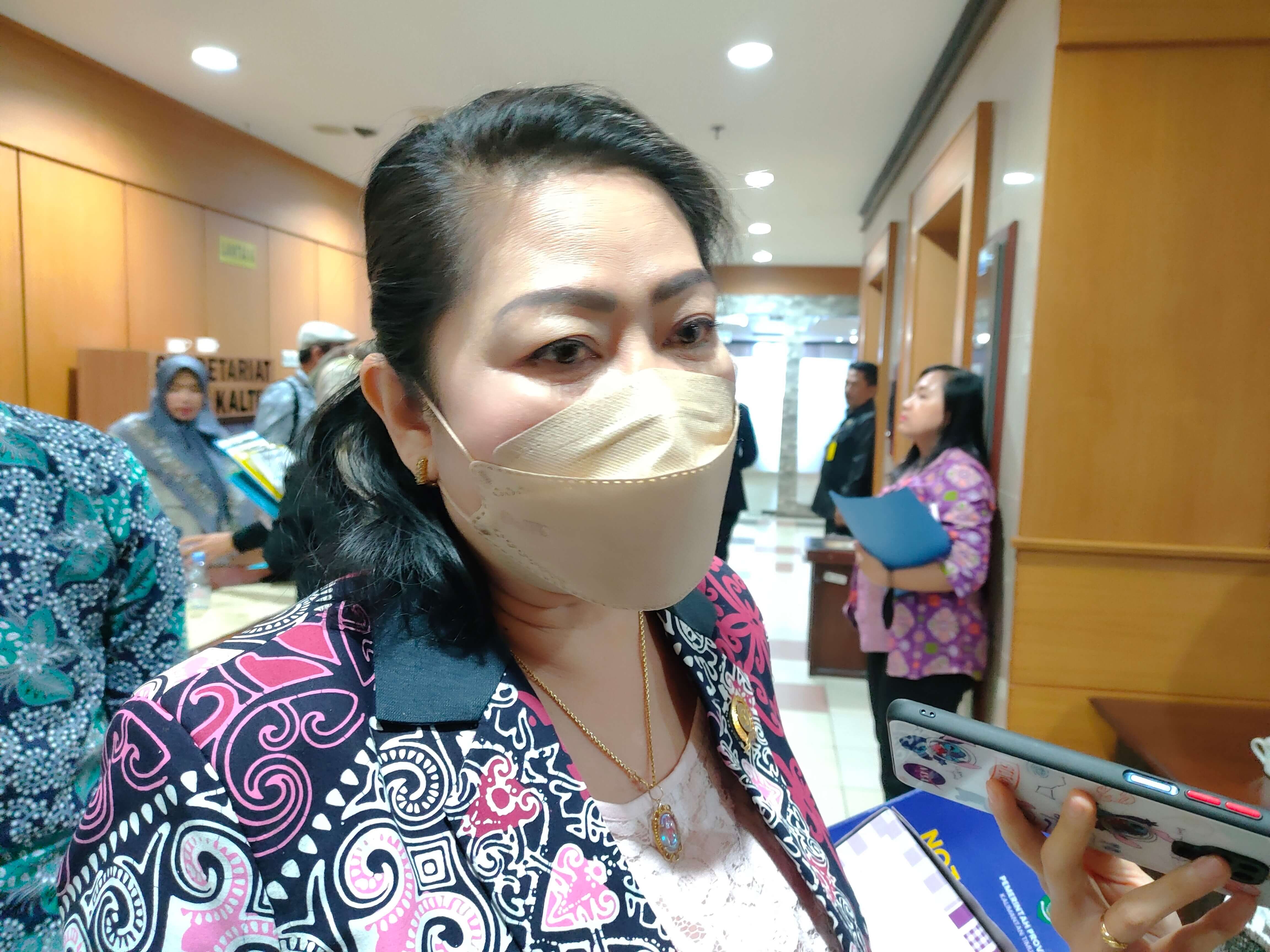 FOTO : Ketua Komisi III DPRD Kaltim, Veridiana Huraq Wang.