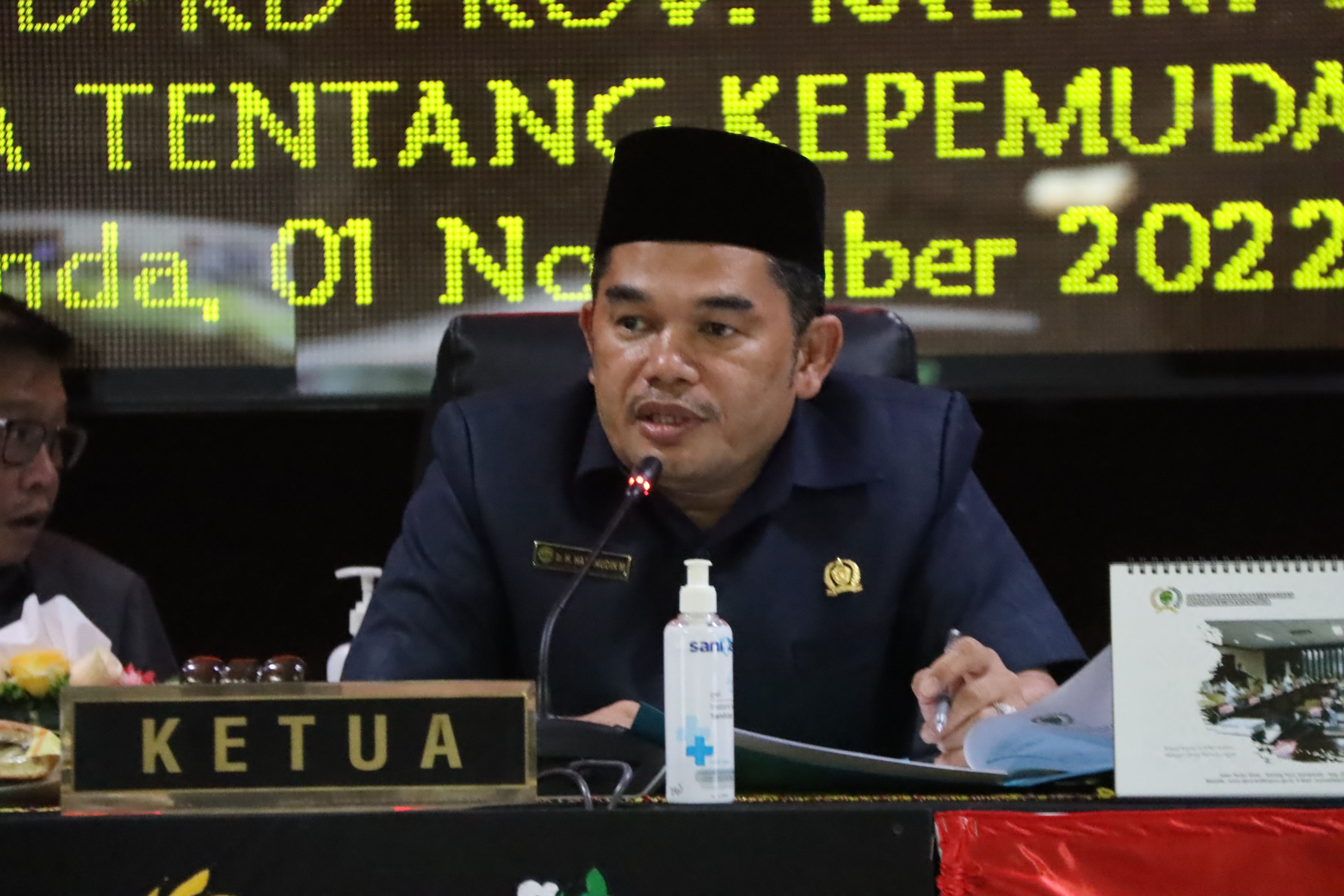 FOTO : Ketua DPRD Kaltim Hasanuddin Mas’ud