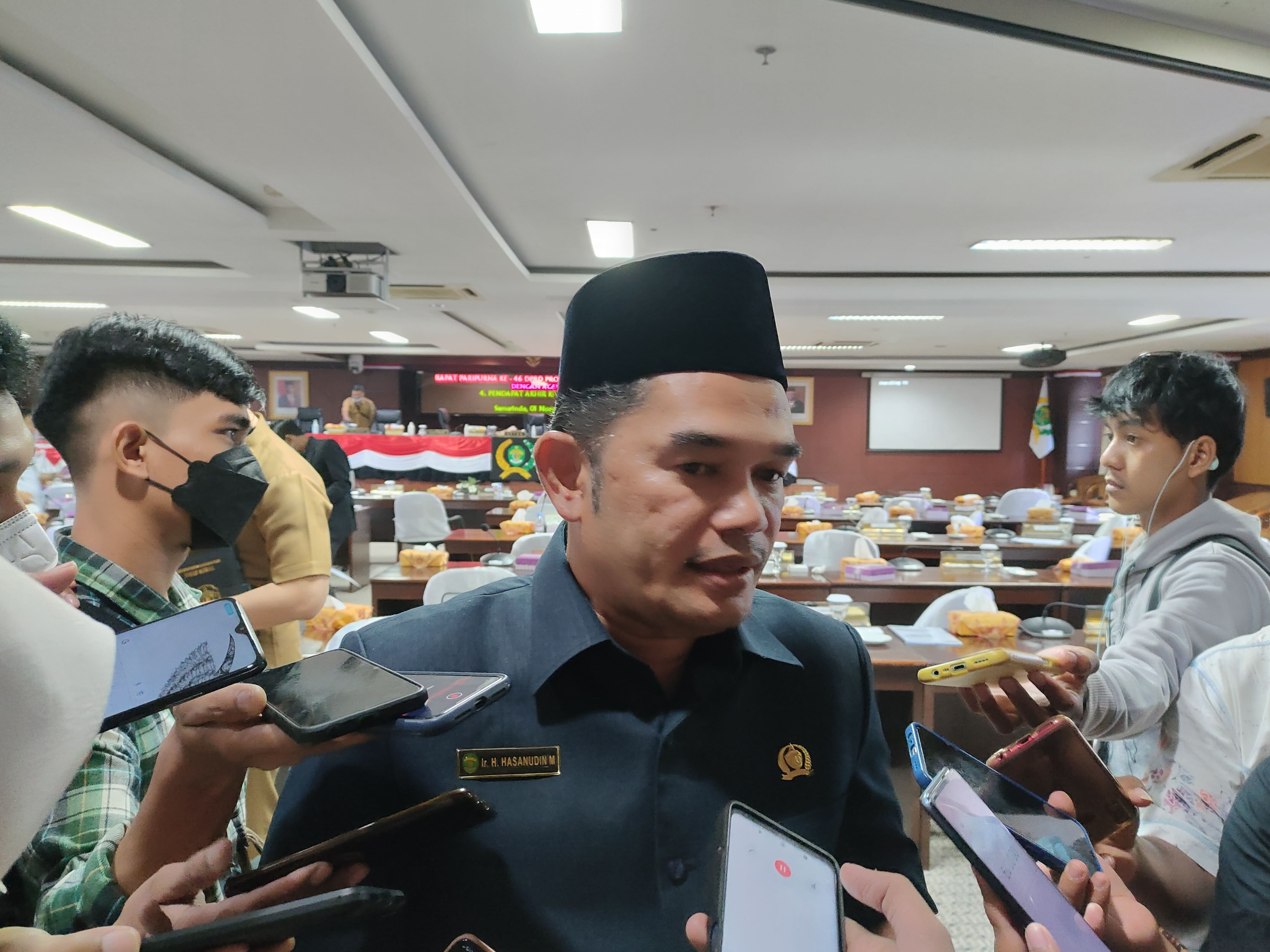 FOTO : Ketua DPRD Provinsi Kaltim Hasanuddin Mas'ud