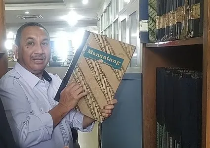 FOTO : Kepala Dinas Perpustakaan dan Kearsipan (DPK) Kaltim HM Syafranuddin