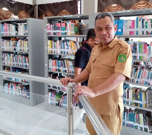 FOTO : Kepala Bidang Pengembangan dan Pembinaan Perpustakaan H Akhmad Zais.