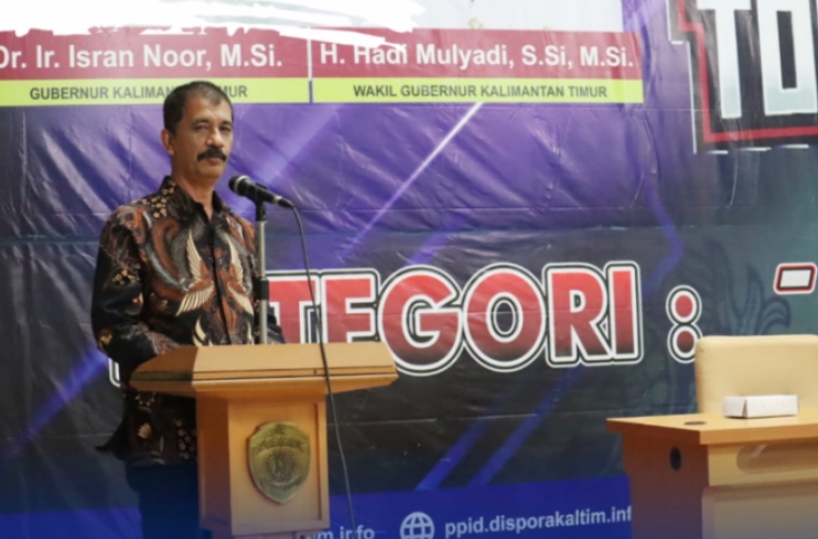 FOTO : Kepala Dinas Pemuda dan Olahraga (Dispora) Provinsi Kaltim, Agustianur.