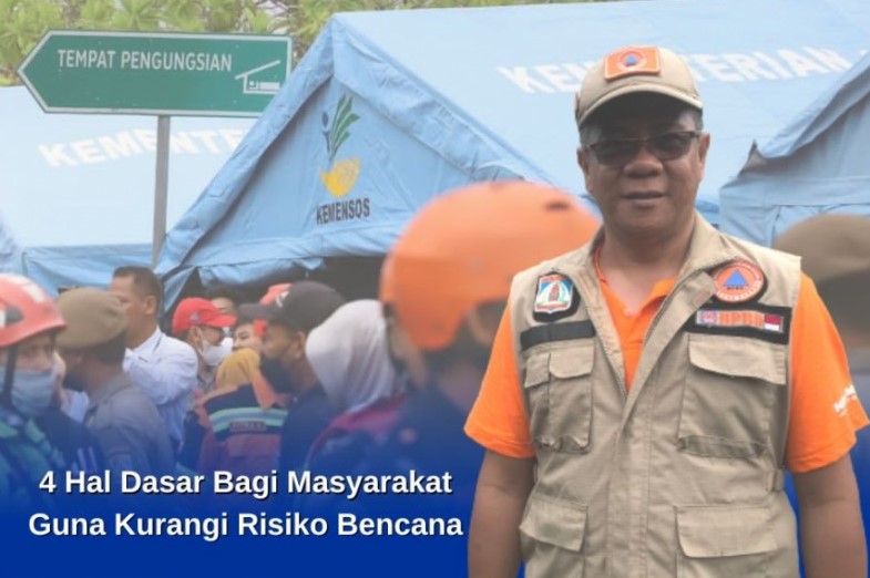 FOTO : Sholahuddin Malik gelar simulasi evakuasi guna kurangi resiko bencana.
