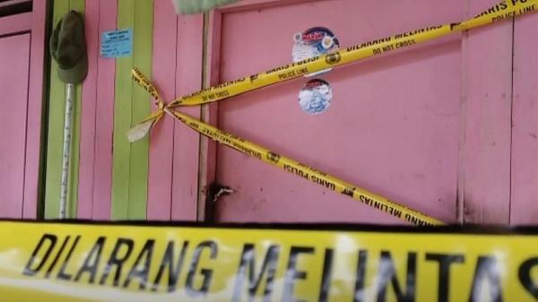 FOTO : Kediaman NF dan SA yang menjadi TKP kasus 338 KUHP di kawasan Sungai Kunjang Kota Samarinda, Kalimantan Timur.