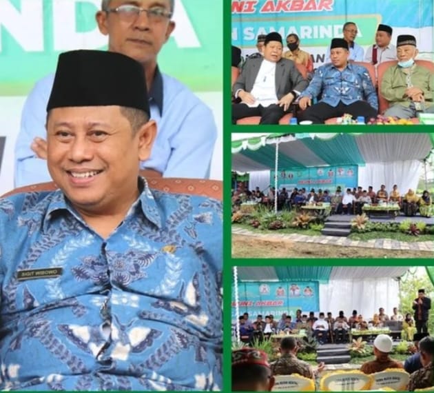 FOTO : Wakil Ketua DPRD Kaltim Sigit Wibowo (kiri) hadir di acara Reuni Akbar Abiturien PGAN Kaltim.