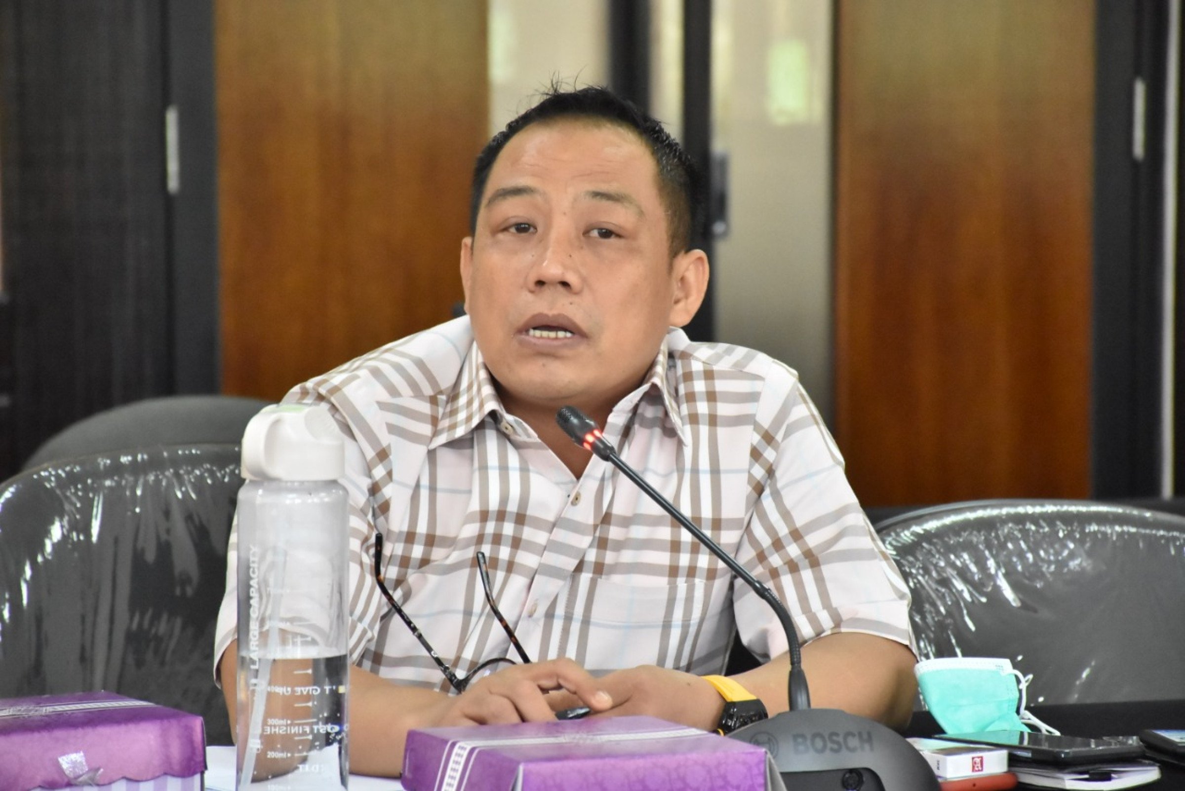 FOTO : Sekretaris Komisi III DPRD Kaltim, Sarkowi V Zahry