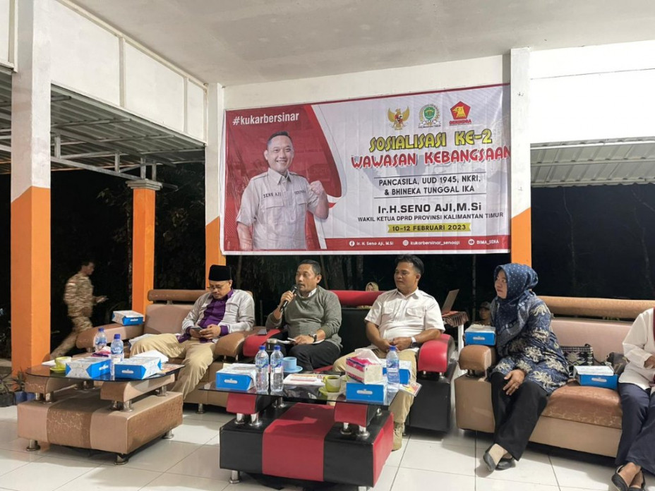 SOSBANG: Wakil Ketua DPRD Kaltim Seno Aji melaksanakan Sosialisasi Wawasan Kebangsaan, sebagai upaya menjaga persatuan dan kesatuan bangsa.