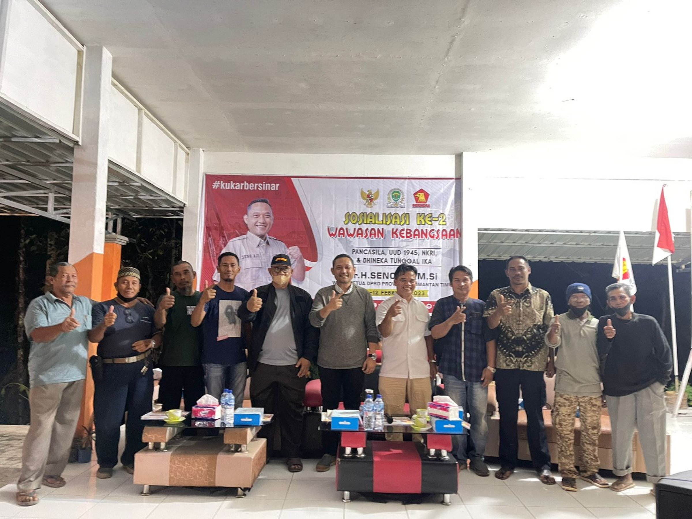 FOTO : Wakil Ketua DPRD Kaltim Seno Aji melaksanakan Sosialisasi Wawasan Kebangsaan, sebagai upaya perwujudan menjaga persatuan dan kesatuan bangsa.