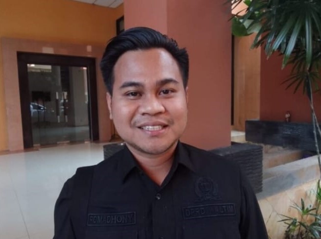 FOTO : Anggota Komisi III DPRD Provinsi Kalimantan Timur (Kaltim), Romadhony Putra Pratama.