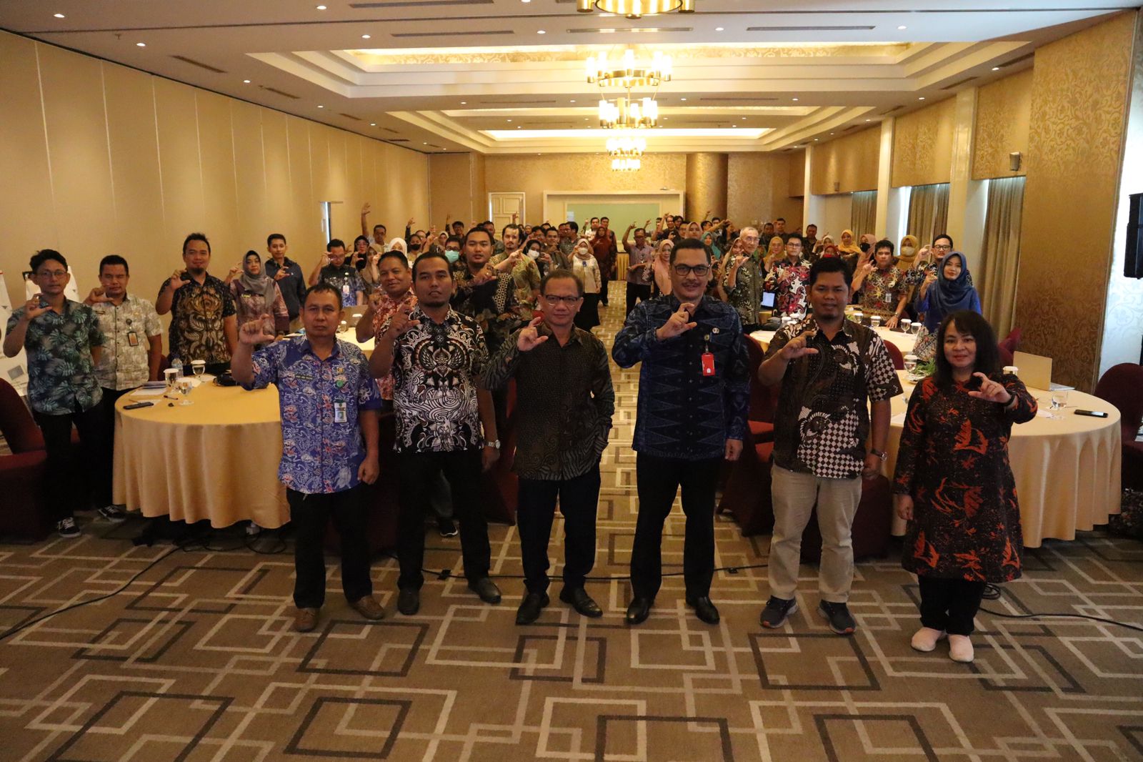 SINERGI: Narasumber dan peserta Rapat Koordinasi Pejabat Pengelola Informasi dan Dokumentasi (PPID) Kalimantan Timur (Kaltim) saat mengikuti kegiatan.