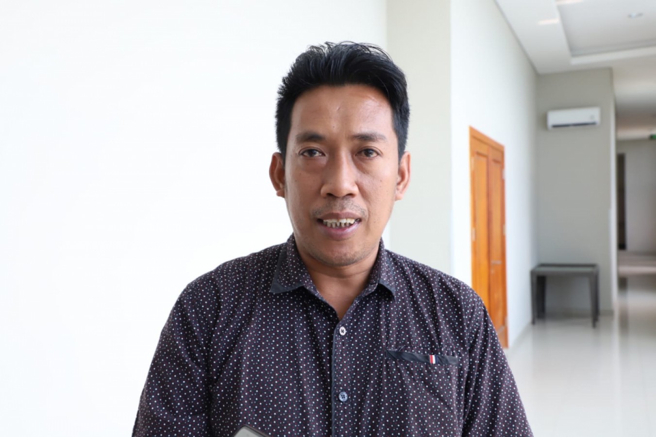 FOTO : Jumadi, Kepala Desa Kersik sekaligus Pembina KIM Kabupaten Kutai Kartanegara.