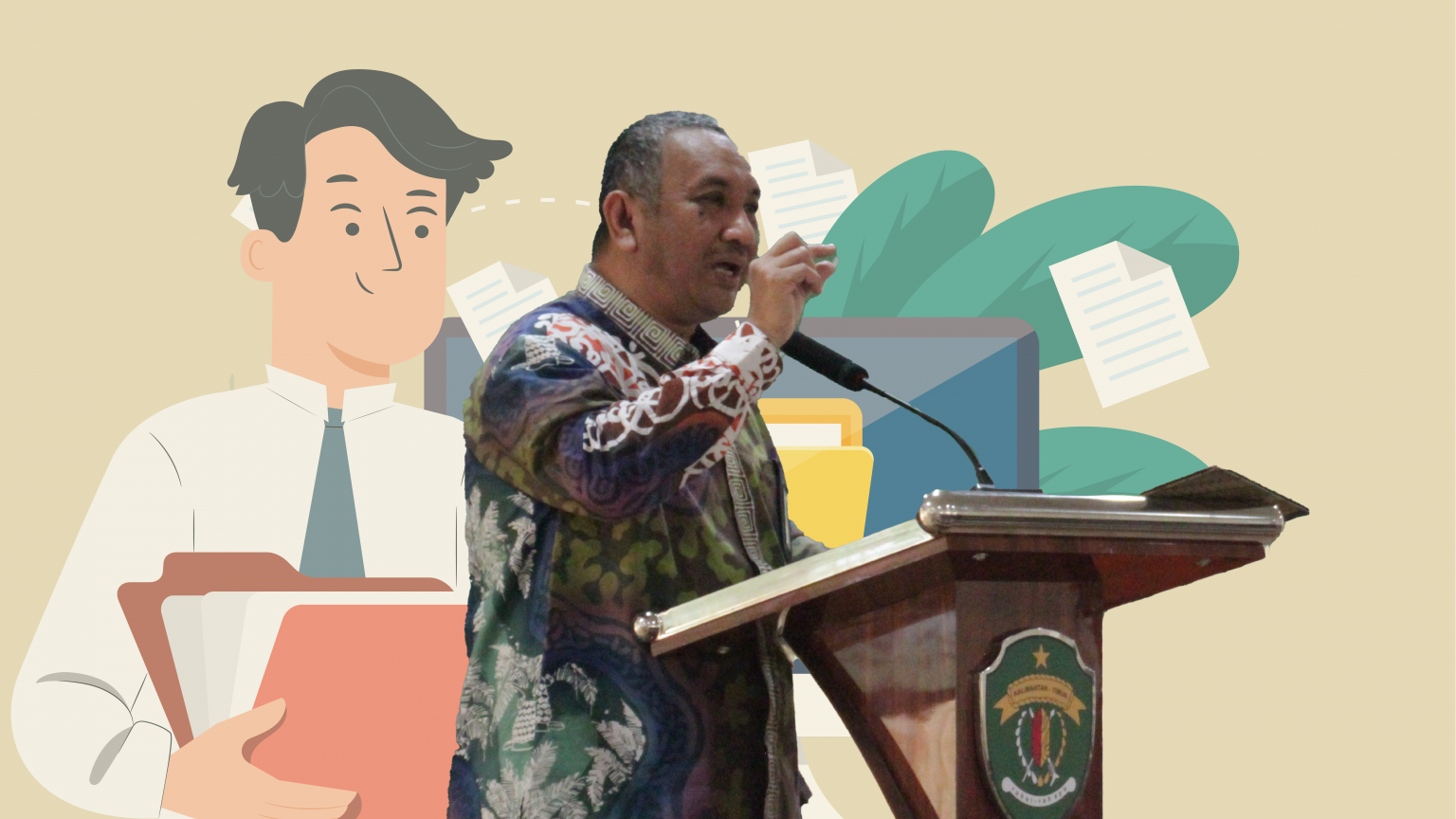 FOTO : Kepala dinas HM Syafranuddin