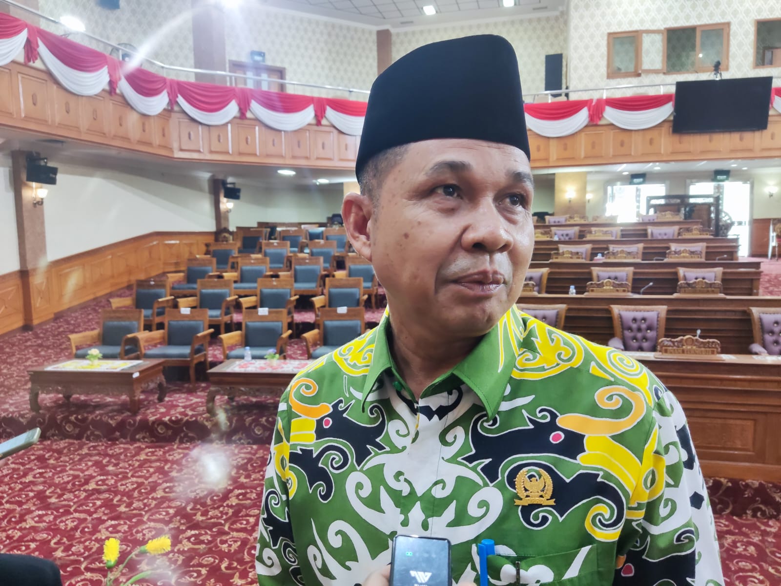 FOTO : Ketua Dewan Perwakilan Rakyat Daerah (DPRD) Kutai Timur, Joni.