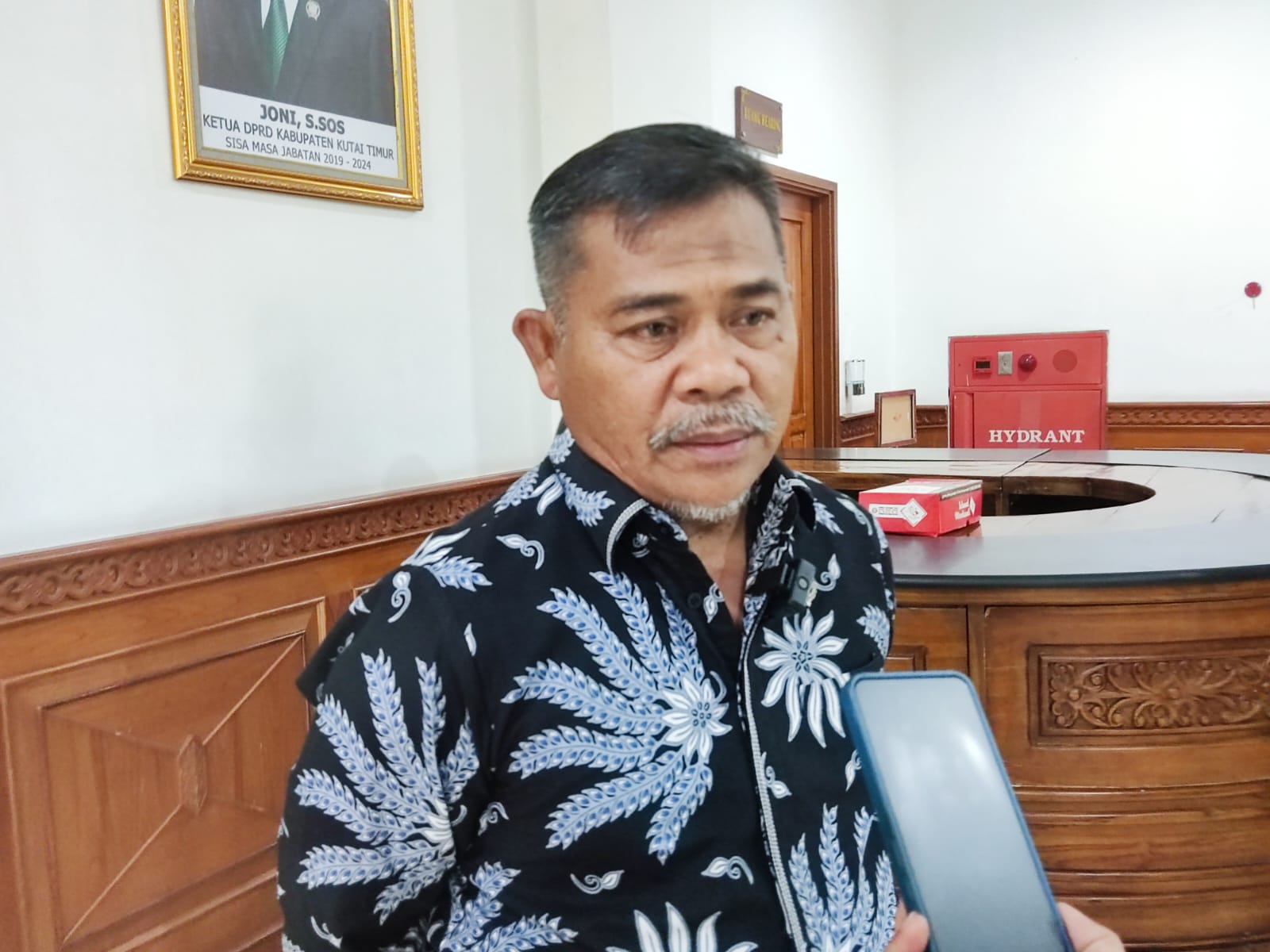 FOTO : Anggota Komisi A Dewan Perwakilan Rakyat Daerah (DPRD) Kabupaten Kutai Timur, Basti Sanggalangi.
