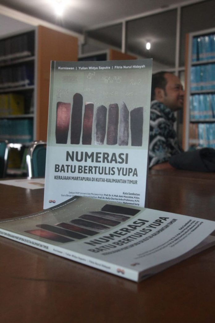 INSPIRATIF: Buku Numerasi Batu Bertulis Yupa garapan trio akademikus Kaltim diharapkan bisa menambah wawasan masyarakat seputar sejarah di Bumi Etam.
