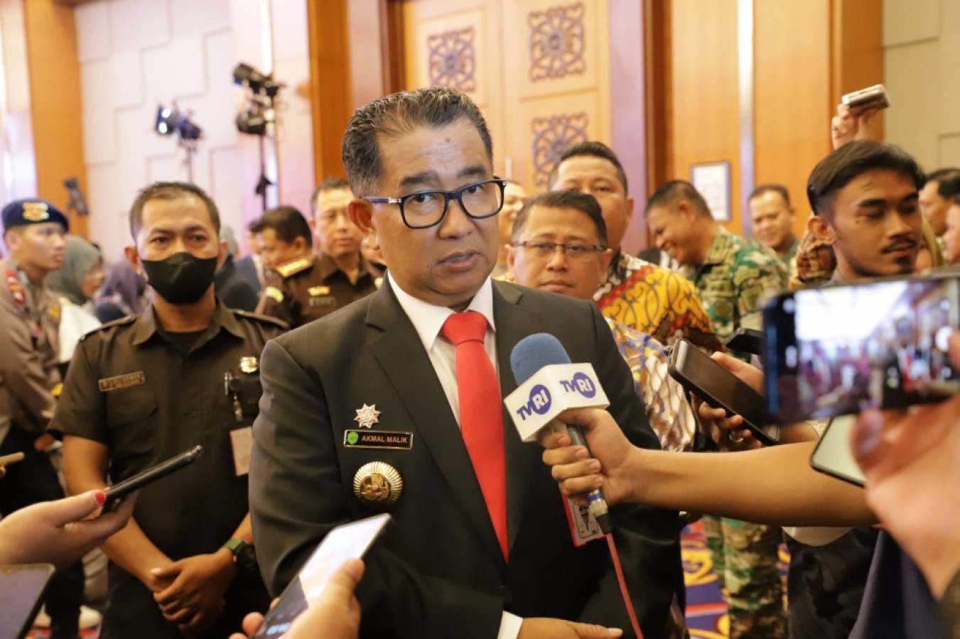 BICARA EKONOMI: Pj Gubernur Kaltim Akmal Malik ingin Perwakilan BI Kaltim turut mengawal optimalisasi transaksi QRIS di kalangan UMKM.