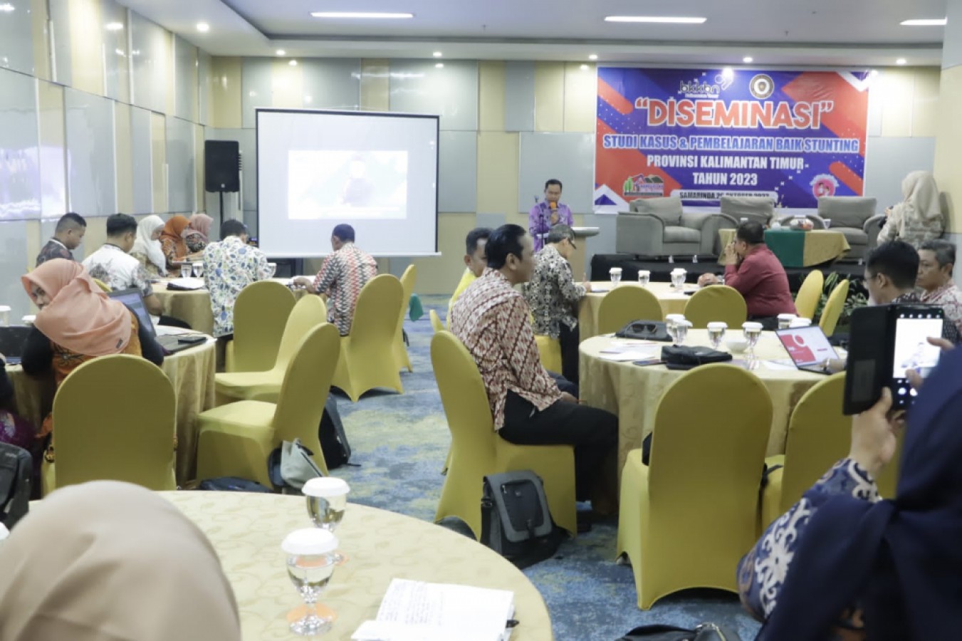 BERGERAK: Diseminasi jadi salah satu cara menyebarkan dan membangun sistem demi menekan angka stunting di Kaltim.