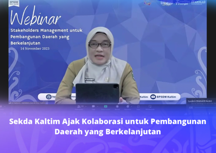 MISI PENTING: Sri Wahyuni mengajak semua pihak bisa terlibat dalam pembangunan daerah berkelanjutan.
