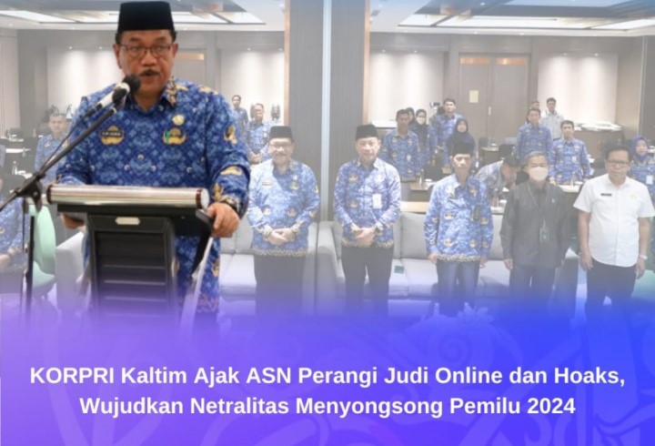 KAWAL INTEGRITAS: M Aswin mengingatkan kepada para ASN agar menjaga netralitasnya menjelang Pemilu 2024.