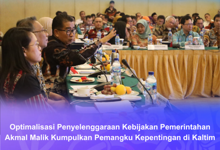 BERI ARAHAN: Pj Gubernur Kaltim Akmal Malik menegaskan pentingnya semua pihak beradaptasi dengan kebijakan baru demi memuluskan pembangunan.