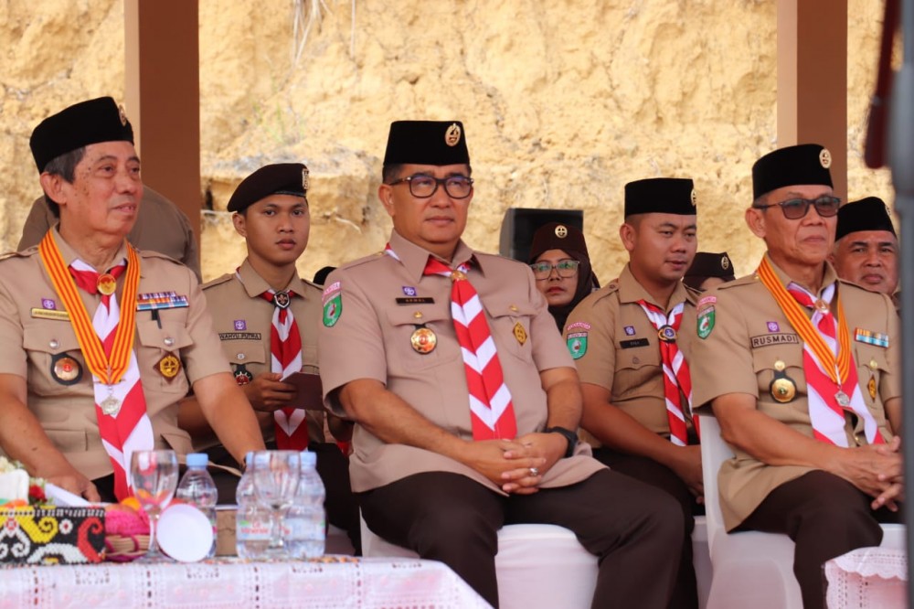 MANFAAT BESAR: Akmal Malik mendukung pembangunan bumi perkemahan bertaraf internasional di Kaltim.