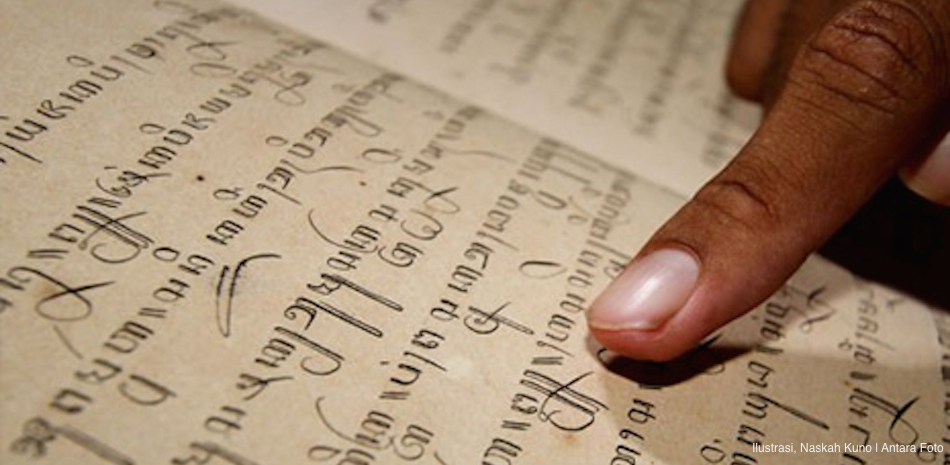 REKAM JEJAK: Naskah kuno menjadi salah satu rekaman yang bisa menceritakan alur kehidupan masa lalu.