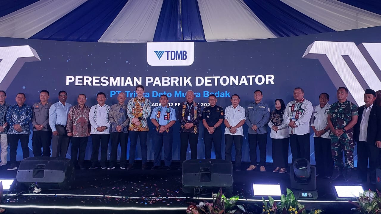 foto: Peresmian pabrik detenator PT TDMB di Muara Badak (dok.istimewa)