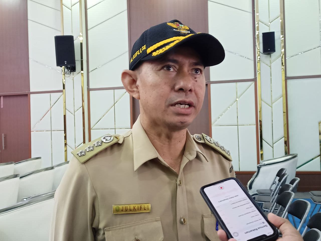 Foto: Zulkifli, Camat Kota Bangun Darat